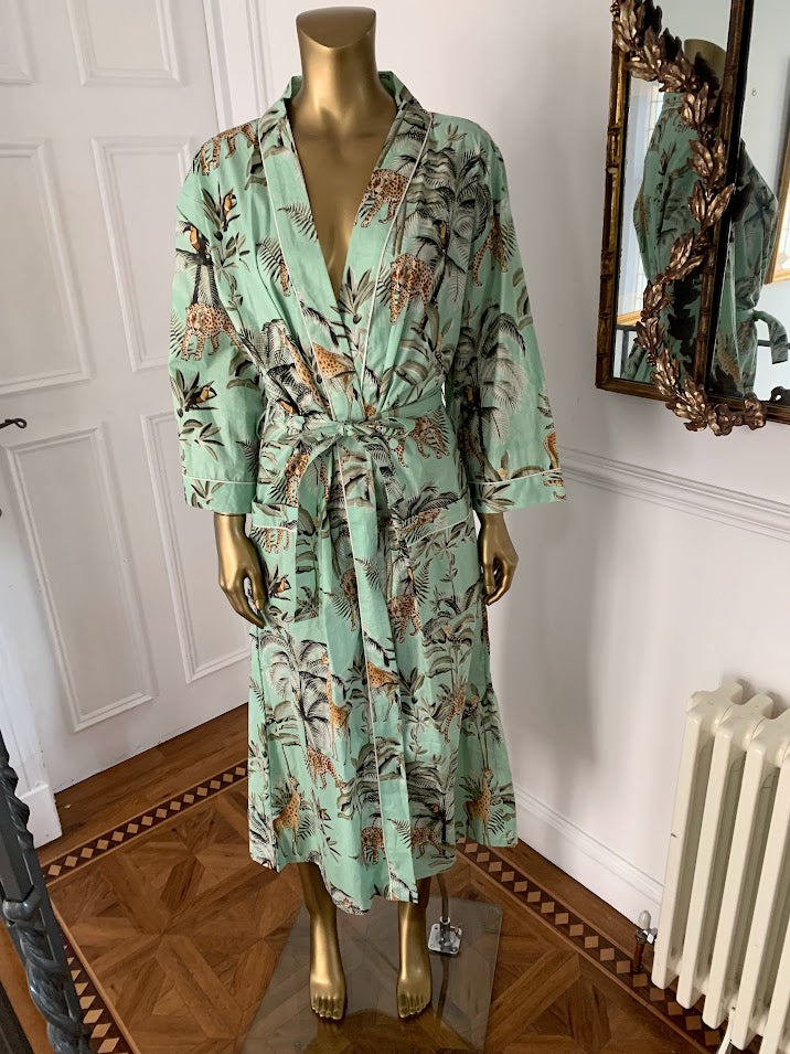 Jungle love Kimono ~ Pistachio