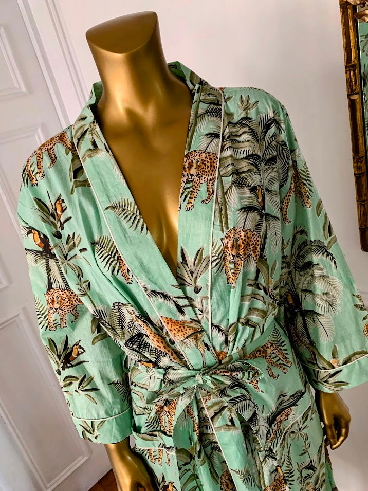 Jungle love Kimono ~ Pistachio