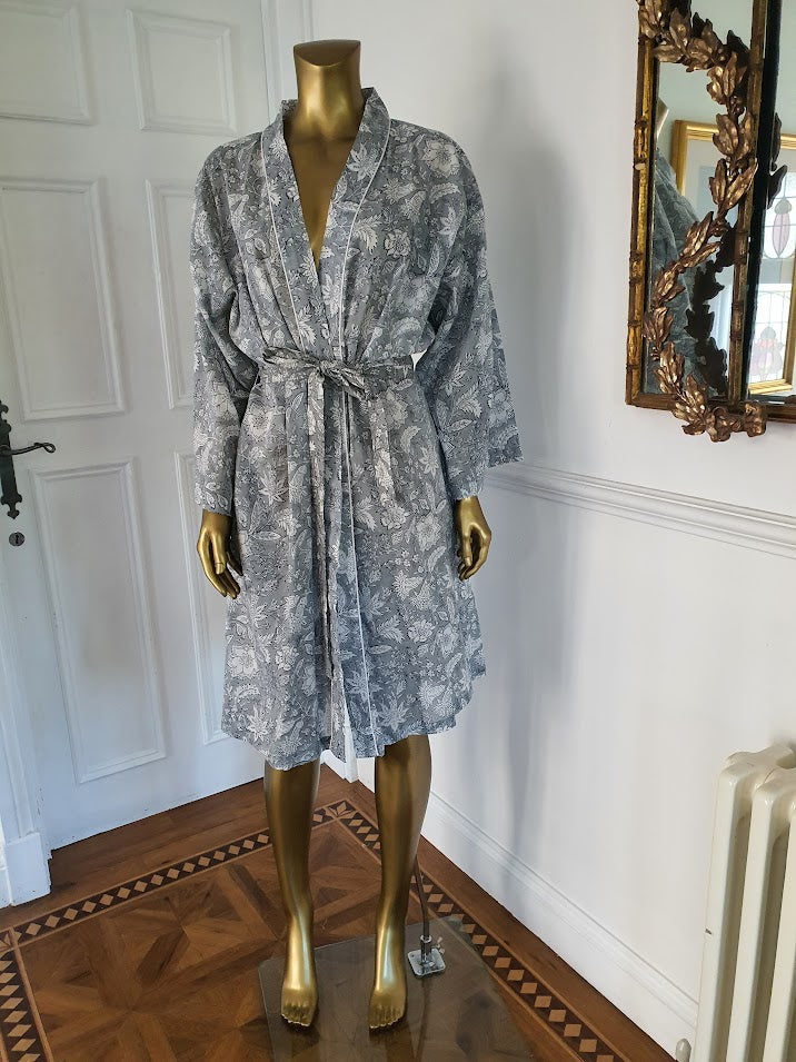 Charcoal Dream Robe by LBK Gold