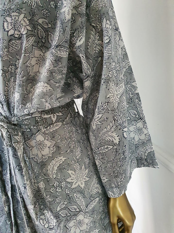 Charcoal Dream Robe by LBK Gold