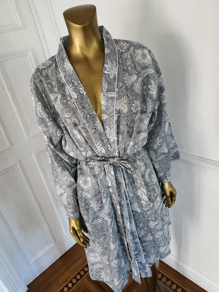 Charcoal Dream Robe by LBK Gold