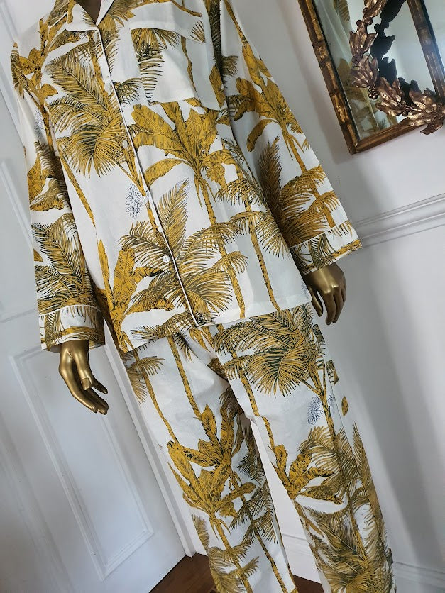 Honolulu Pyjama set ~ Gold