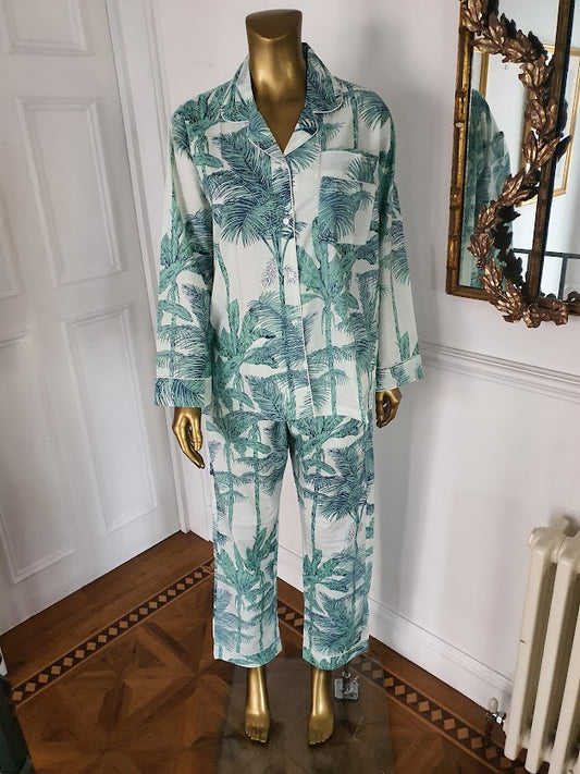 Honolulu Pyjama Set by LBK Deluxe ~ Blue